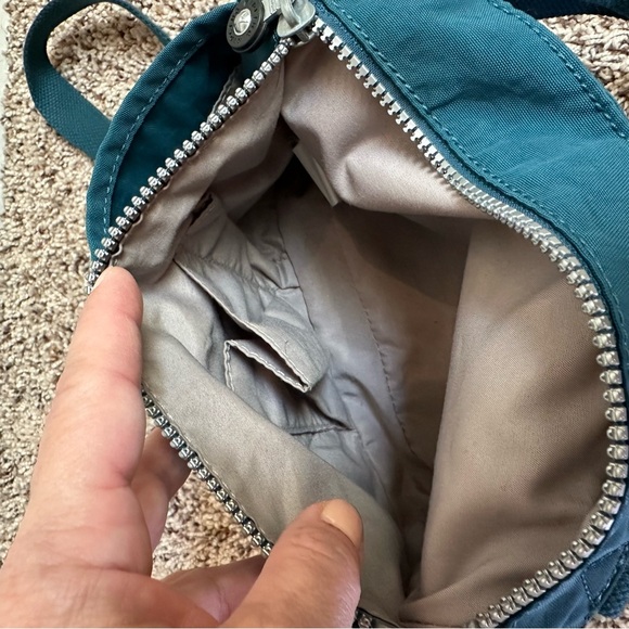 Kipling Crossbody Bag in Dark Teal With Gorilla Keychain - Picture 8 of 9